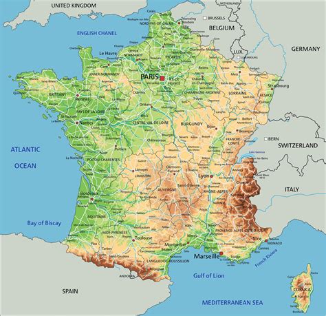 La carte ci-dessus montre les principaux fleuves et rivières de France. Les noms des quatre grands fleuves - Seine, Loire, Rhône et Garonne - sont écrits en violet; les noms des rivières et fleuves de moindre importance sont en noir. Cette carte ne montre pas les canaux - voies d'eau artificielles. Cliquer ici pour une liste des principaux ...